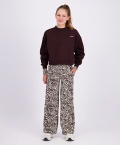 Meisjes sweater bruin
