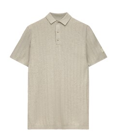 Heren polo beige
