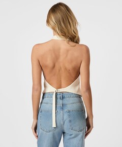 Gilet ecru