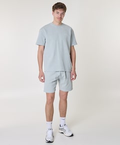 DYED SHORT SWEAT PANTS heren korte broek groen