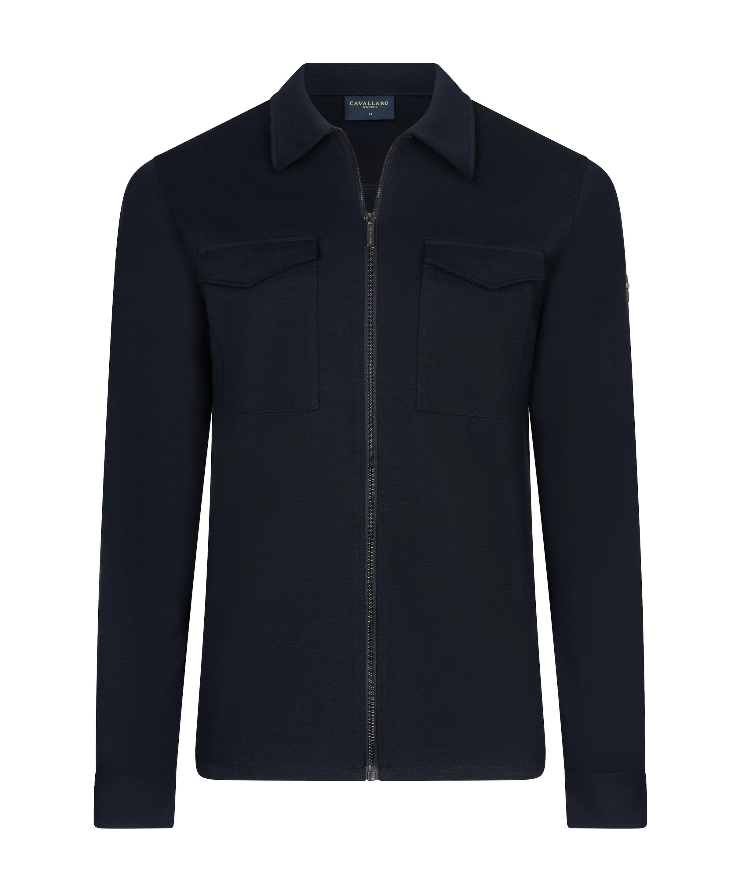 Heren overshirt blauw