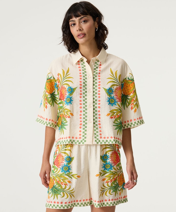 Dames blouse ecru