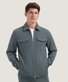 Heren overshirt groen