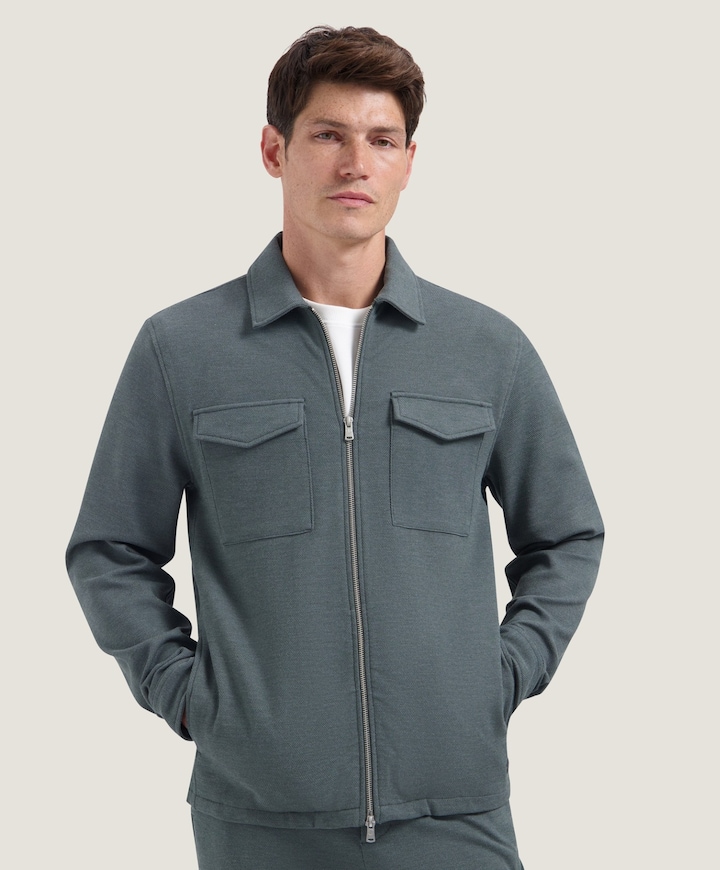 Heren overshirt groen