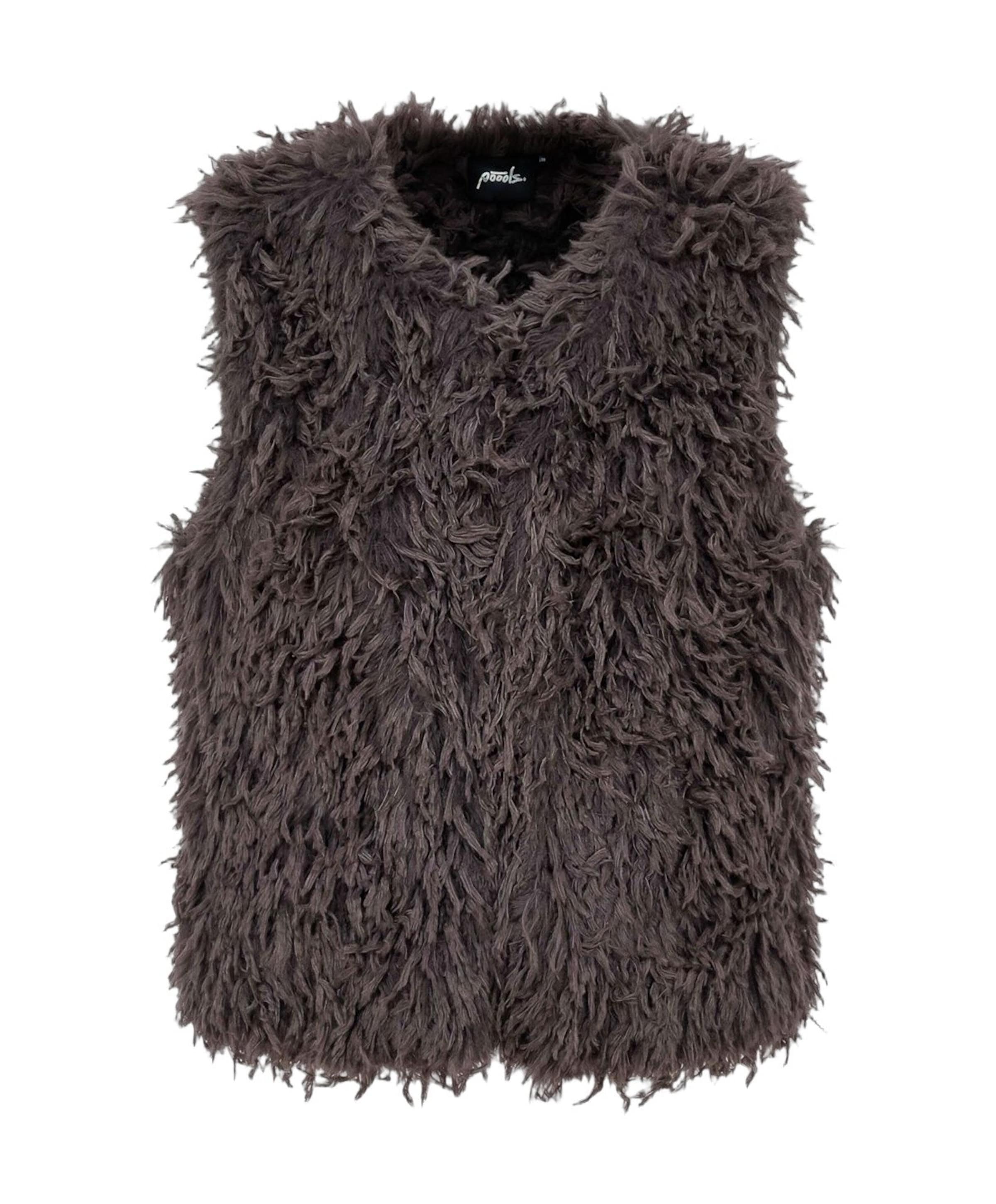 Dames gilet bruin