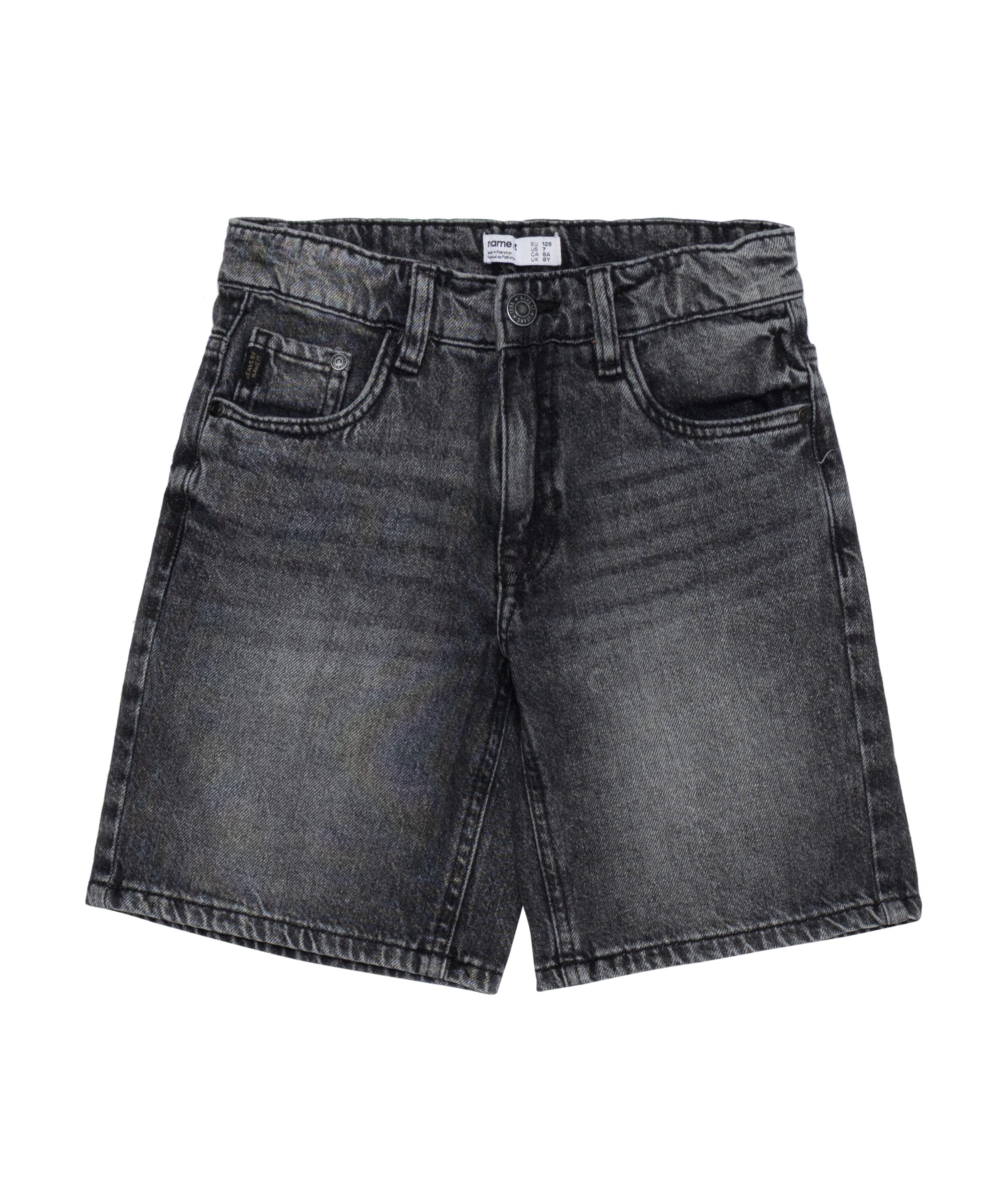 NKMRYAN REG L DNM 6750-DM NO jongens korte broek zwart