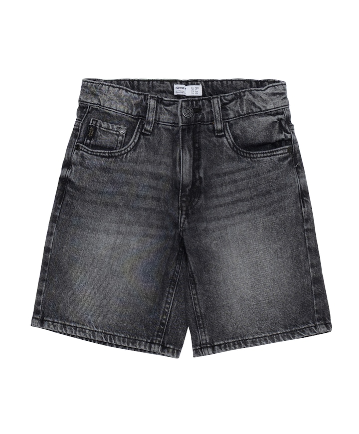 NKMRYAN REG L DNM 6750-DM NO jongens korte broek zwart