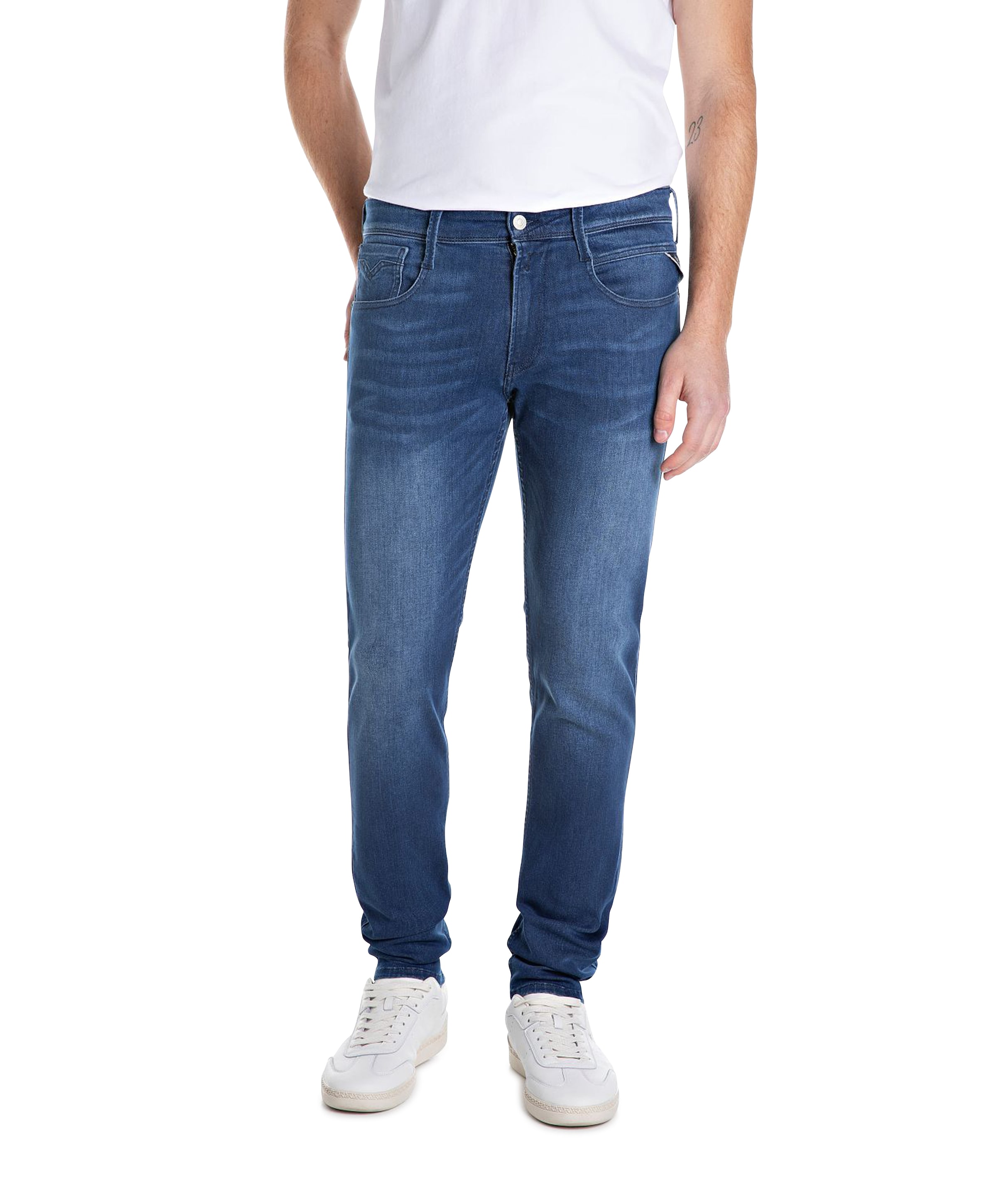 Anbass heren jeans blauw