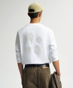 Heren longsleeve wit