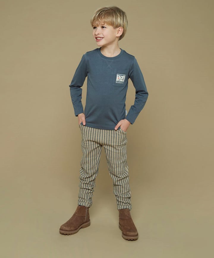 Jongens longsleeve grijs