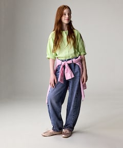 PARADY61 D0492 meisjes jeans paars