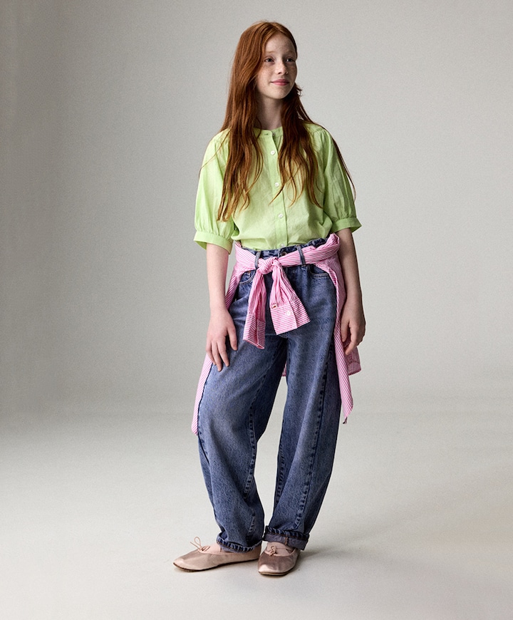 PARADY61 D0492 meisjes jeans paars