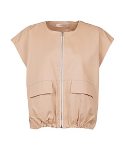 Dames gilet beige