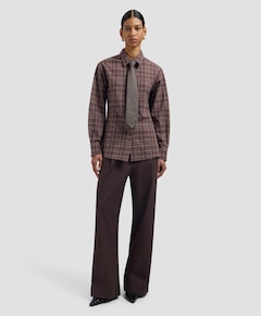 Dames blouse bruin