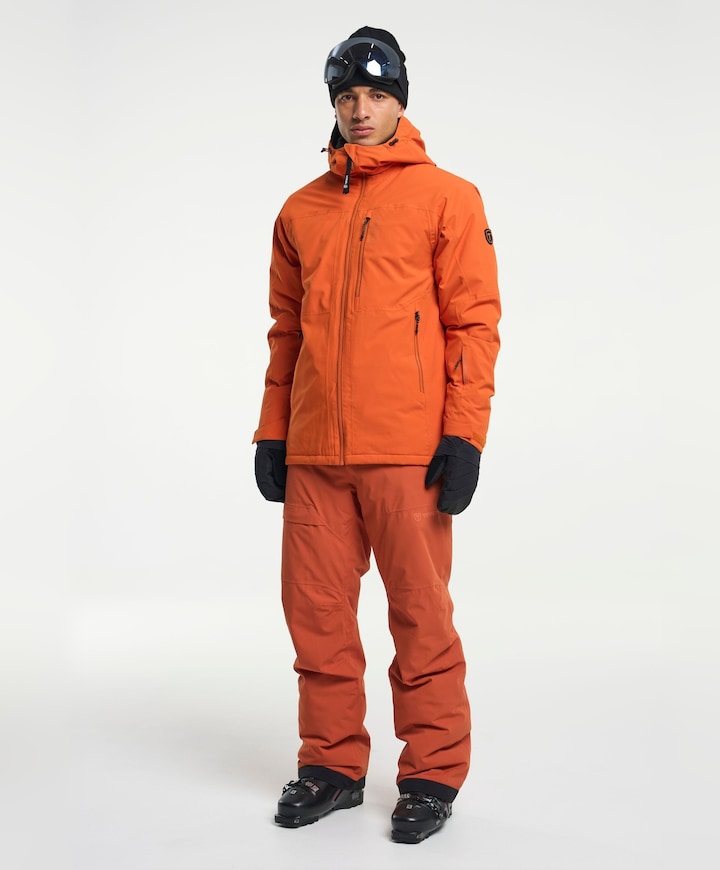 Heren ski-jas oranje