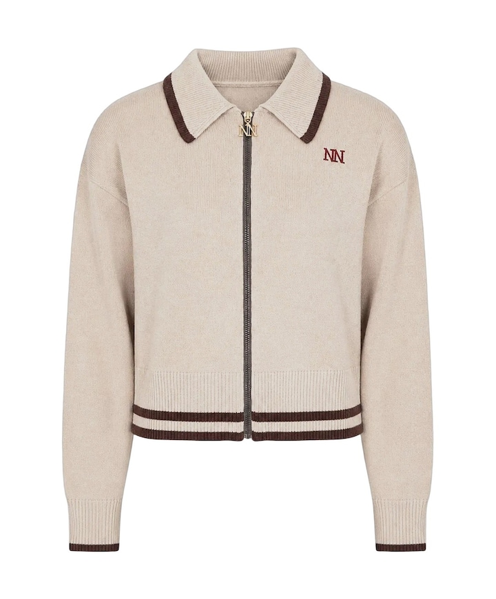 Meisjes vest beige