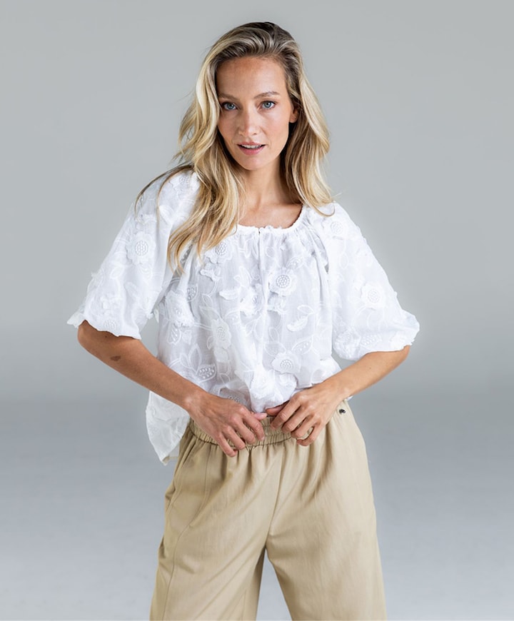 Dames blouse wit