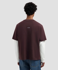 Heren T-shirt bruin
