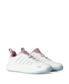 KS TFW ULTRA COURT PADEL-WHT/LILAS/PASTELTURQUOISE tennisschoenen wit