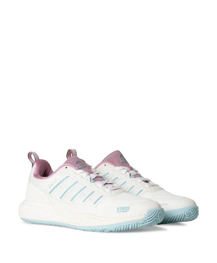 KS TFW ULTRA COURT PADEL-WHT/LILAS/PASTELTURQUOISE tennisschoenen wit