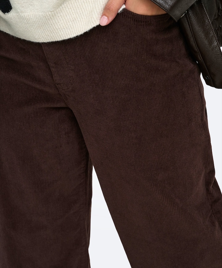 CARHOPE GLOBAL EX HW WIDE CORD PNT dames broek bruin