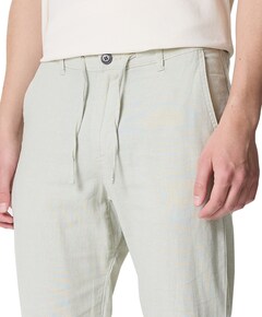 SLH172-SLIMTAPE BRODY LINEN PANT NO heren broek groen