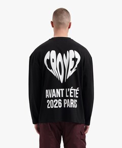 Heren longsleeve zwart
