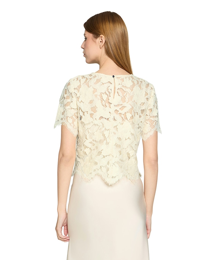 Dames top beige