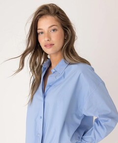 Dames blouse blauw