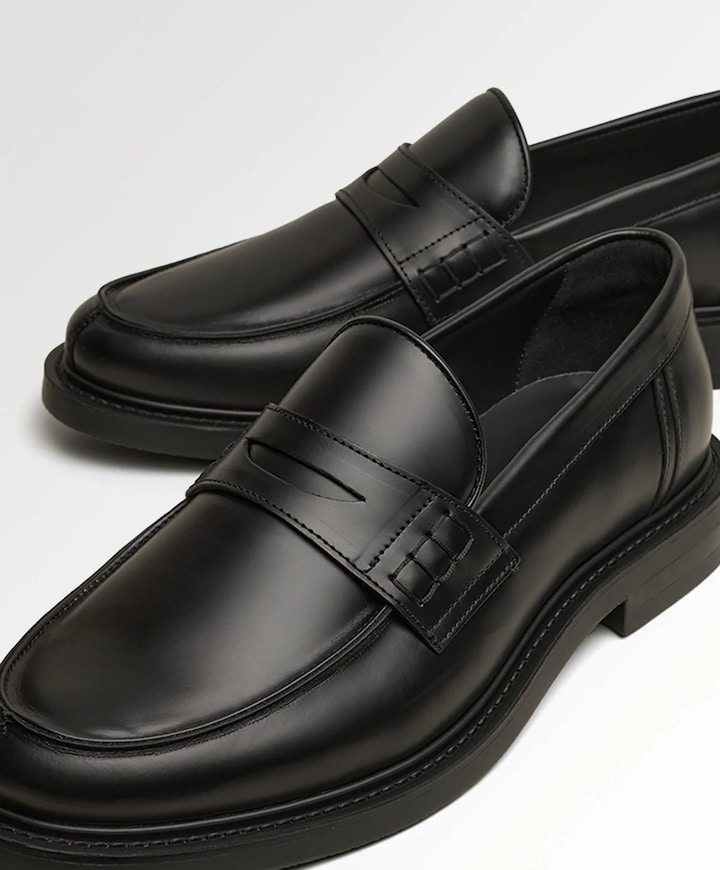 Loafer Polido Minimum Matte heren mocassins zwart