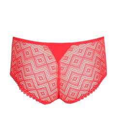 Dames short rood