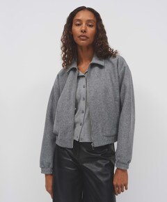 Dames vest grijs