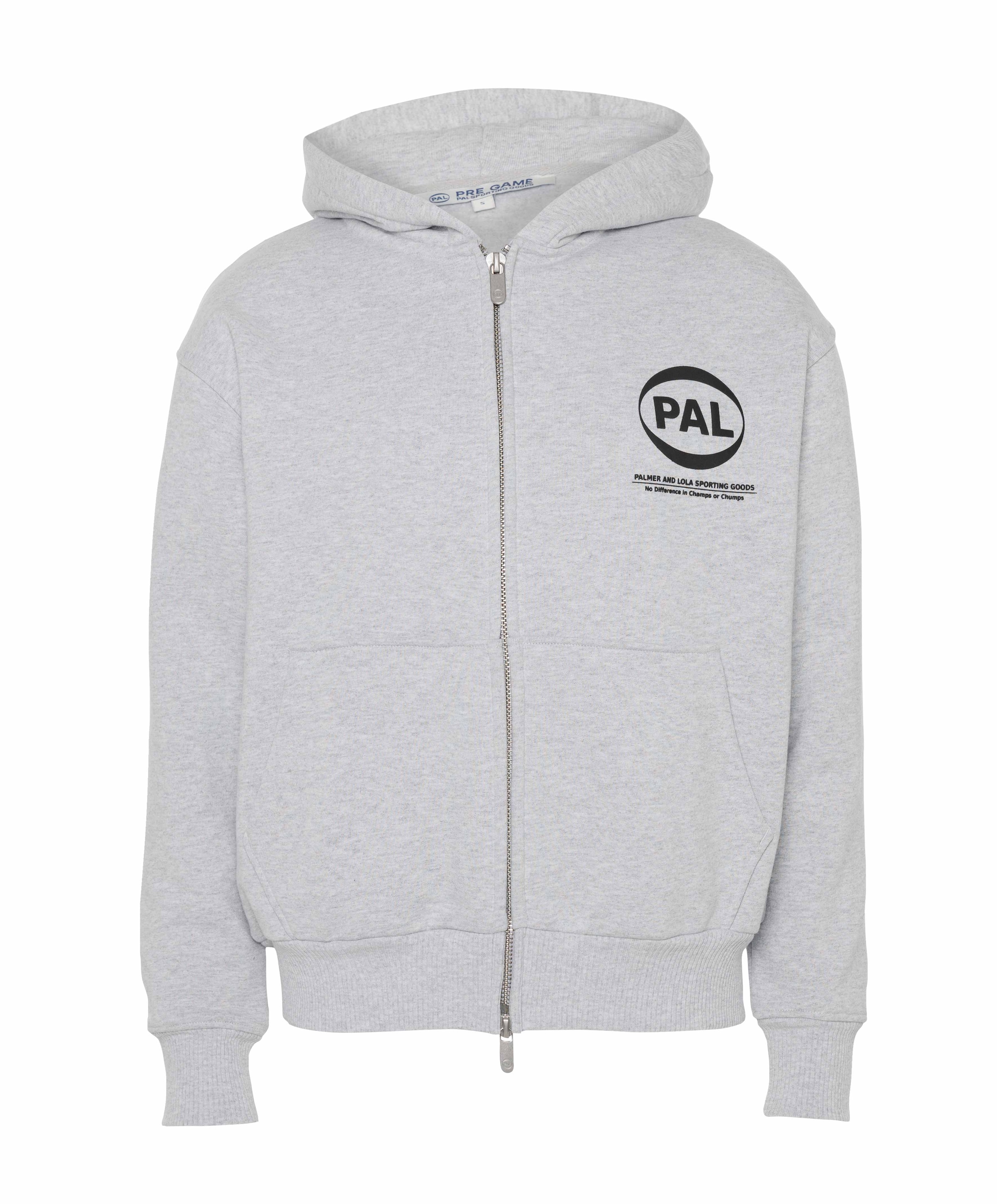 Heren hoodie grijs