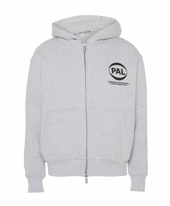 Heren hoodie grijs