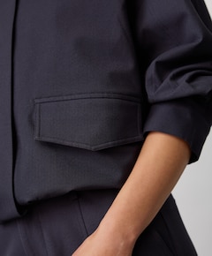Dames jas blauw