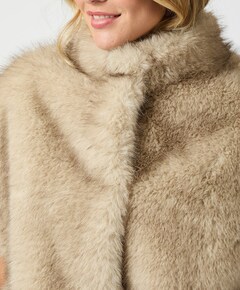 Dames gilet beige
