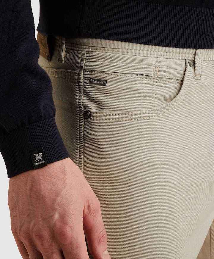 V7 RIDER 2.0 LINEN STRETCH TWILL heren broek beige