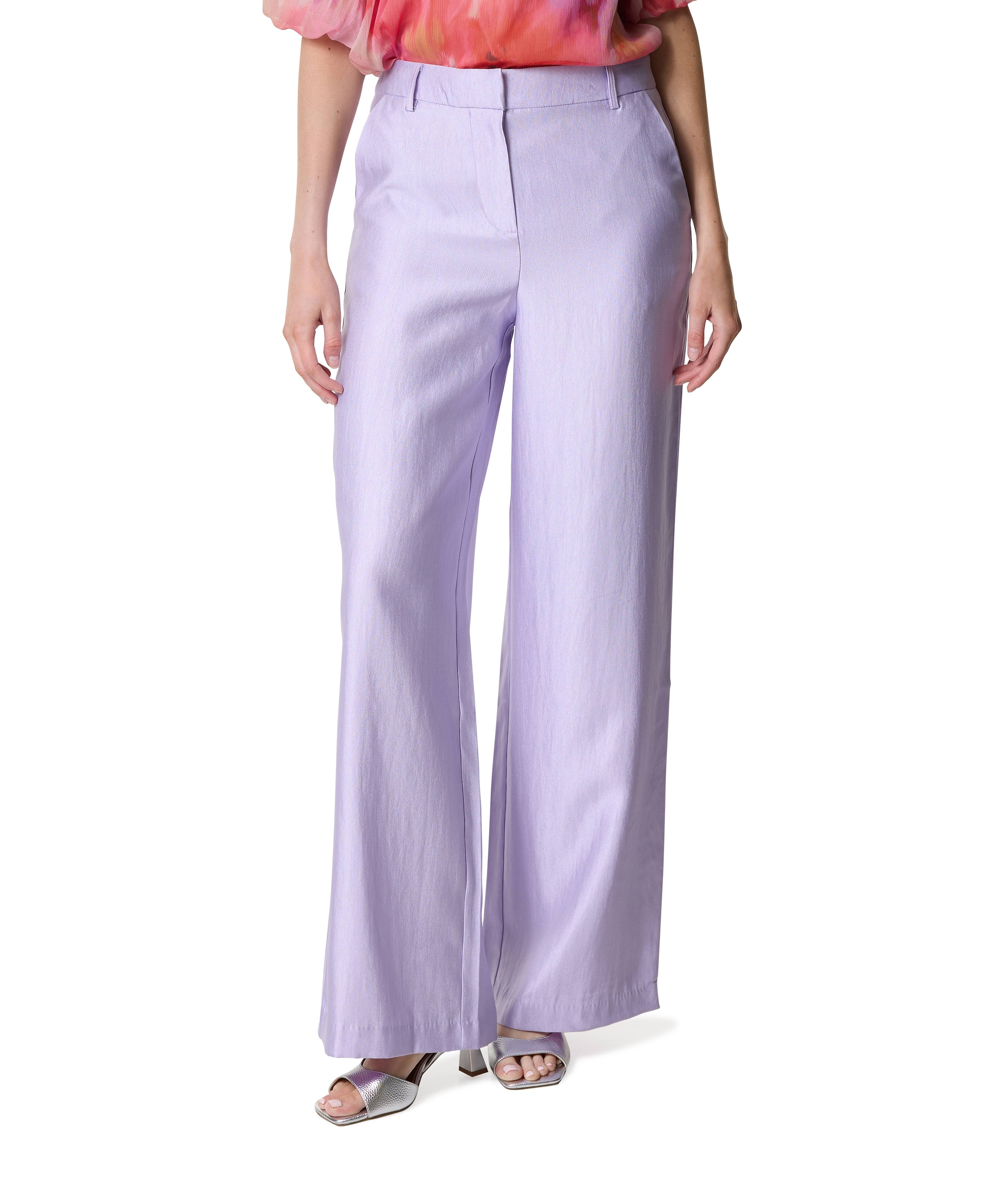 dames pantalon paars