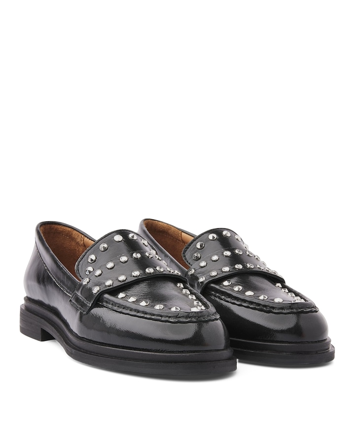 Fae Wylder dames loafers zwart