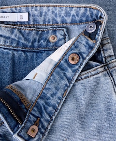 NKFROSE WIDE ASYM CLOSURE JEANS 224 meisjes jeans blauw