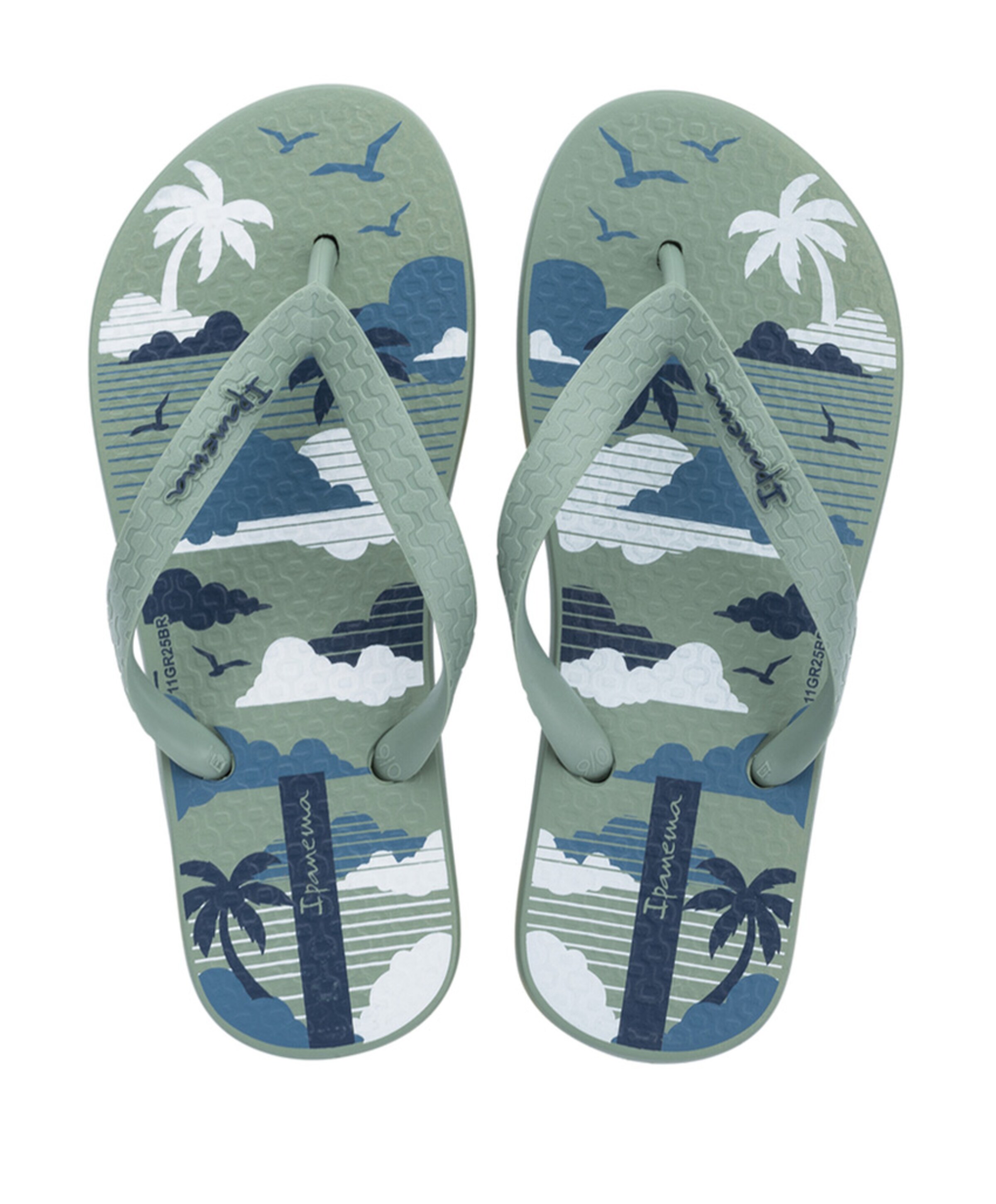 Temas Boys Kids  jongens slippers groen