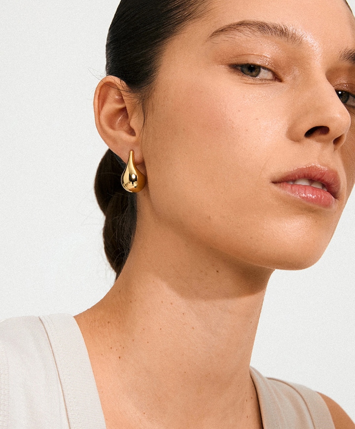 Dames oorbellen goud