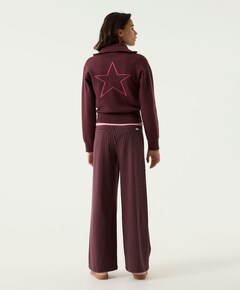 U262722 meisjes broek bordeaux