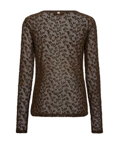 Dames top bruin