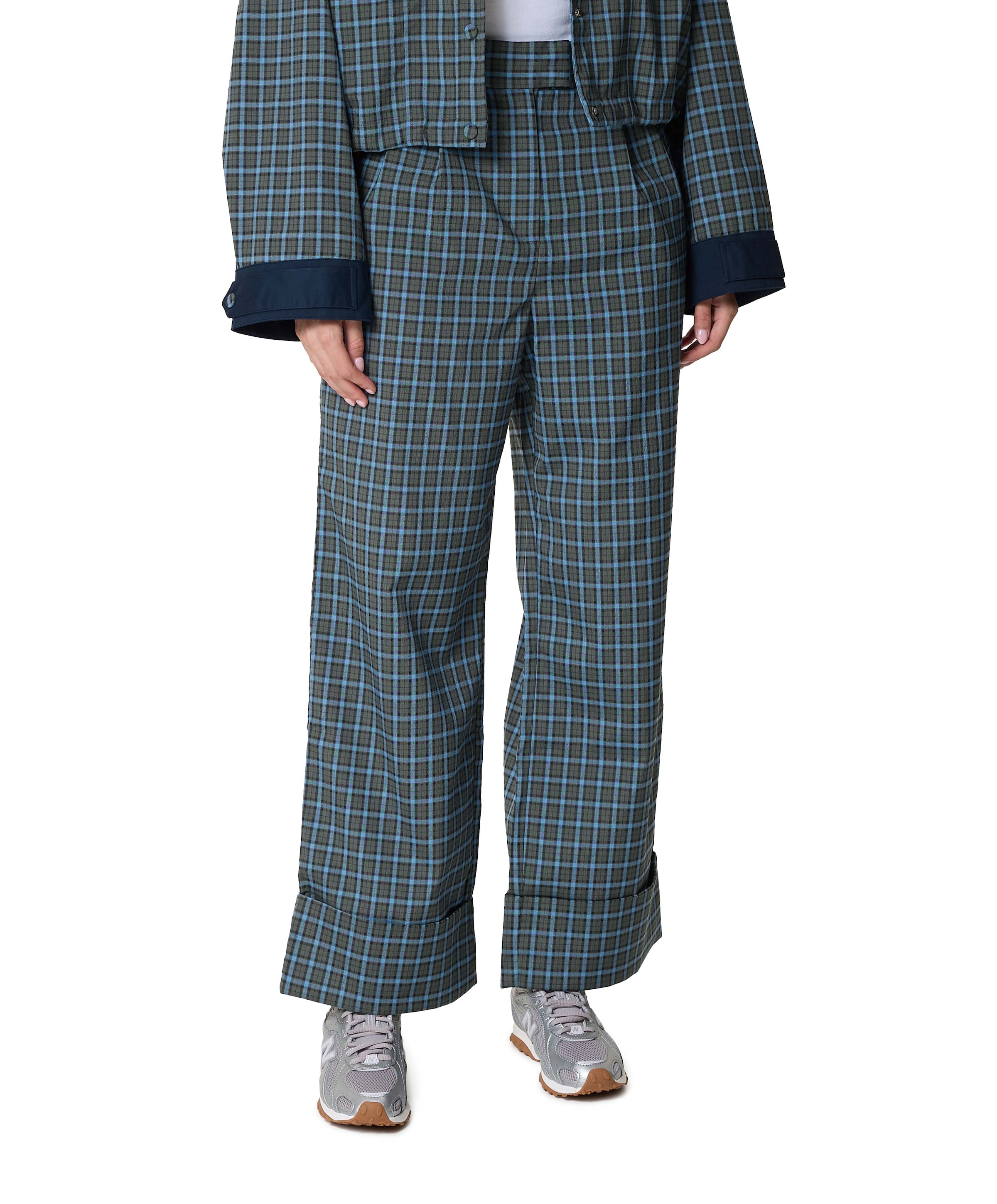 2-Pierce dames broek groen