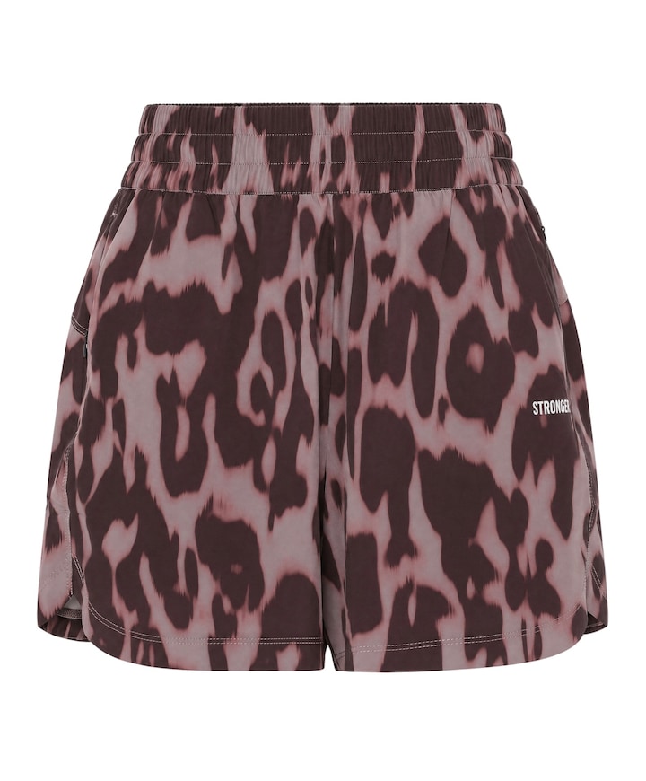 Breezy Woven dames shorts bruin
