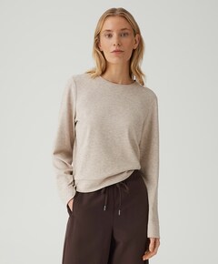 Dames longsleeve beige