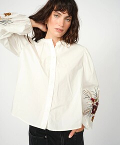 Dames blouse ecru