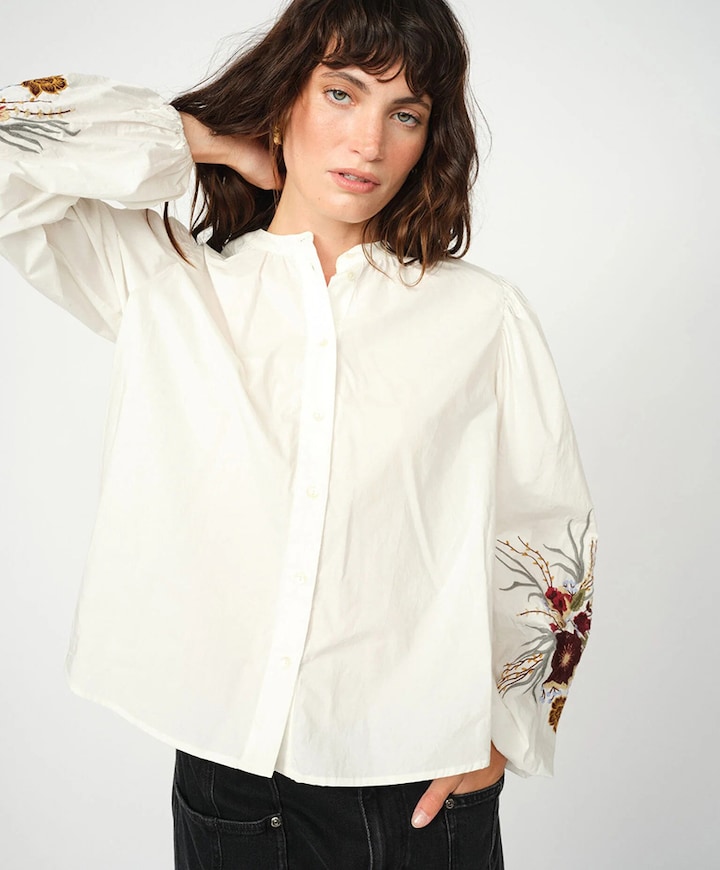 Dames blouse ecru
