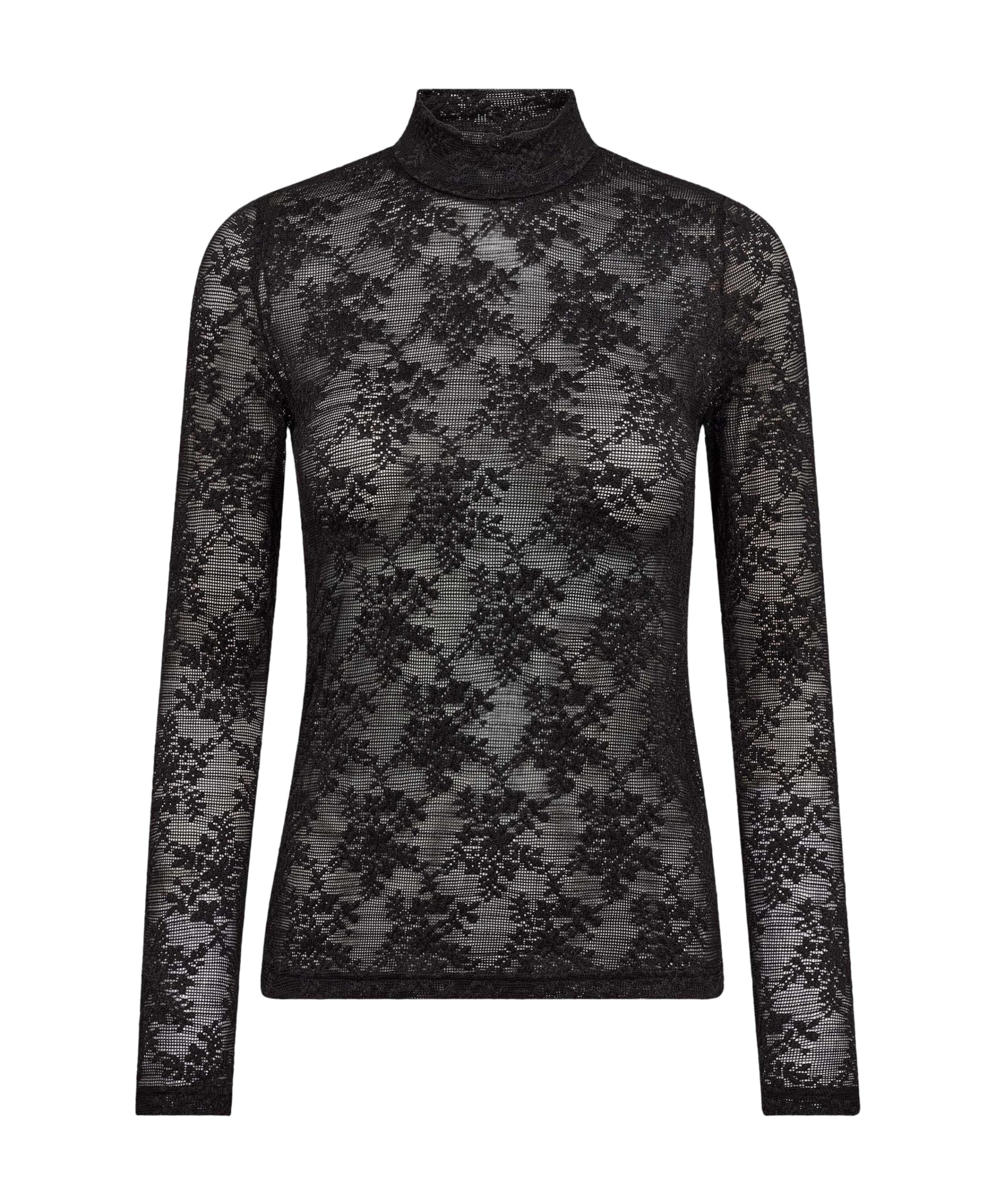 Dames longsleeve zwart
